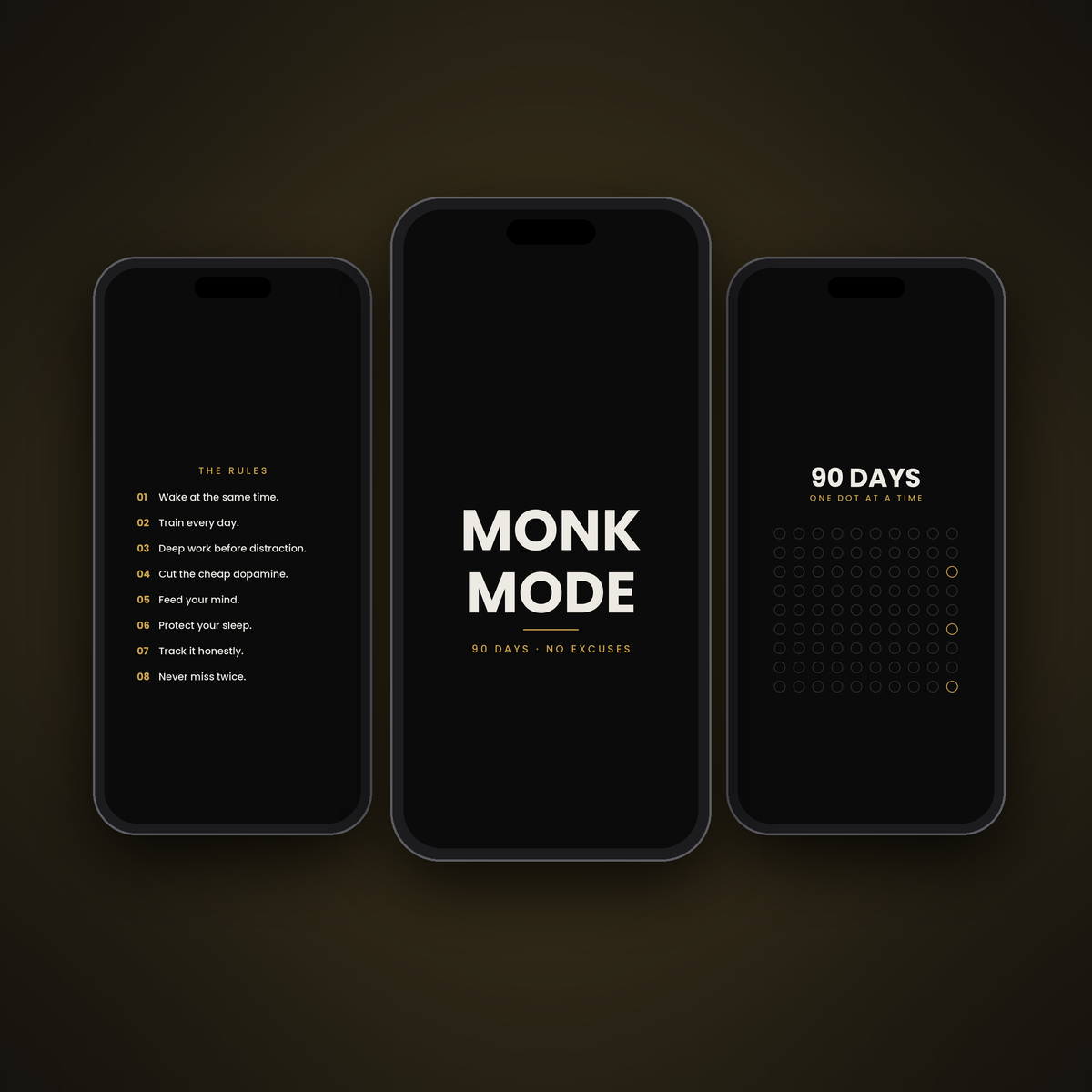 Monk Mode Wallpaper Pack
