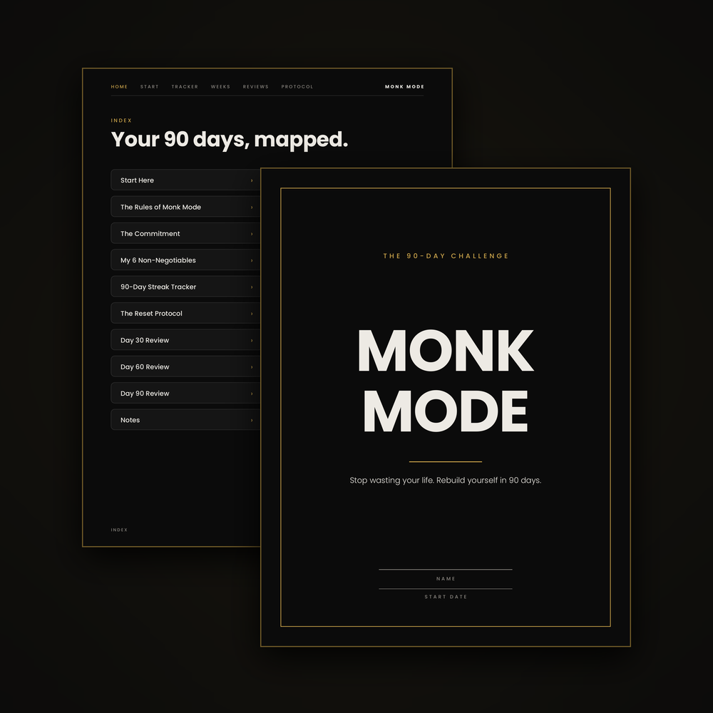 Monk Mode 90-Day Challenge cover